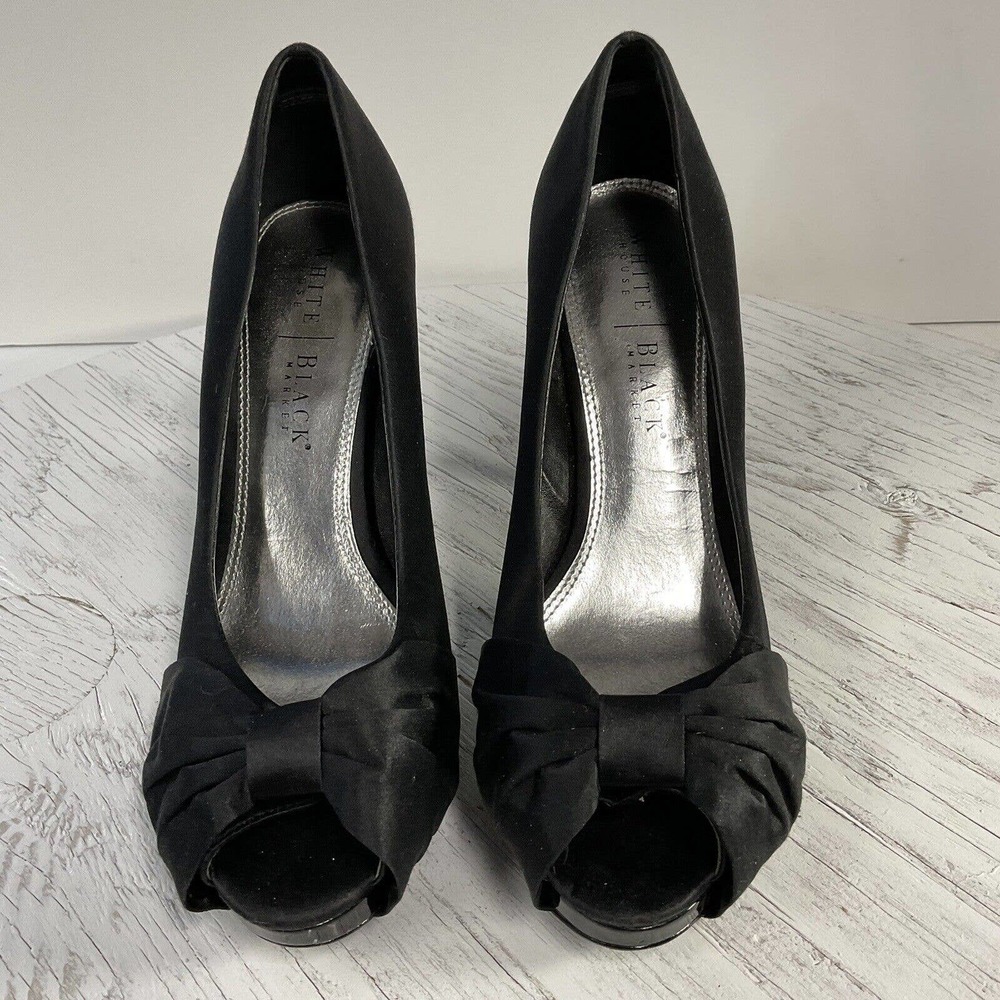 White House Black Market 9M 4” Black High Heel RecycledFashionShop